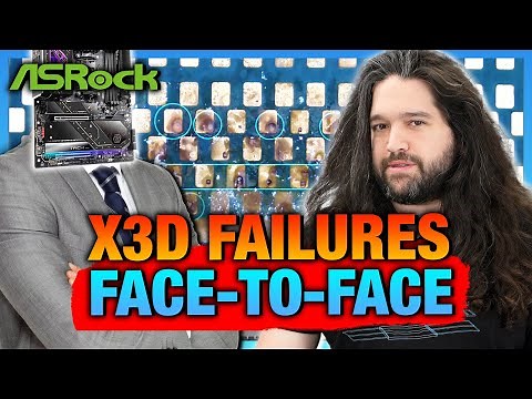 ASRock Failures Face-to-Face: Motherboards, BIOS, & Burned 9800X3D CPUs