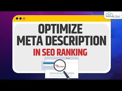Meta Description Optimization - How to Write SEO Friendly Meta Description | SEO Tutorial