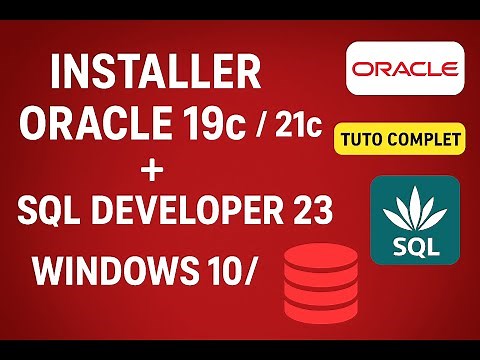 Installing ORACLE 19c / 21c + SQL Developer 23 on Windows 10/11 (Complete Tutorial + Connection) ...