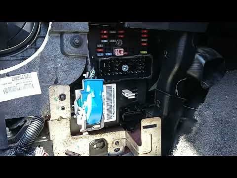 2008 Chevy HHR body control module ( BCM ) removal