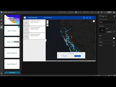 Developing with ArcGIS Experience Builder