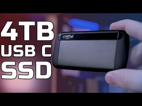 4TB USB C SSD! Crucial X8 4TB Review