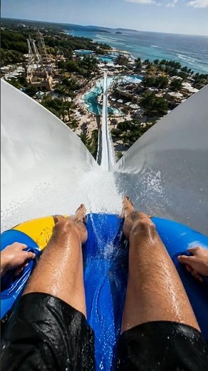 POV: World’s Largest Water Slide at FULL SPEED 😱💦