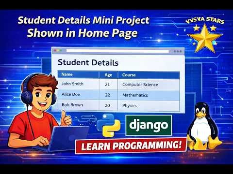 Python courses Episode 19 Django Mini Project