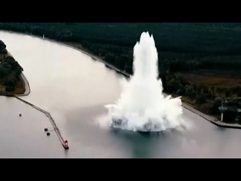 Massive ‘Earthquake Bomb’ From WWII Explodes