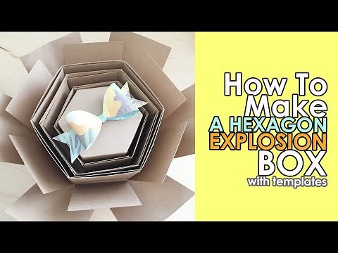 Explosion Box | Easy Explosion Box Tutorial | Free Template | Cricut Free Template