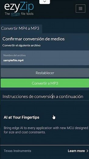 🎵 Convertir MP4 a MP3 en Tu Navegador | Sin Instalación de Software