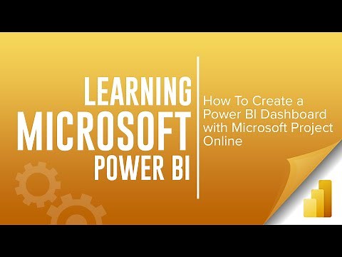 Create a Power BI Dashboard for Microsoft Project Online