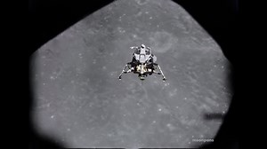 Upscaled 16mm film footage of the Apollo 12 Lunar Module, Intrepid, filmed from the Command Module by Dick Gordon just after undocking, as Pete Conrad and Alan Bean start their descent to the Lunar Surface Upscaled footage and Music by Moonpans Original 16mm film footage: Apollo Flight Journal Full video in comments | Moonpans.com