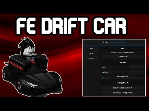 [FE] ROBLOX Drift Car | Script Showcase