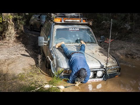 THE 4WD SHORTCUT FROM HELL – 4 days in the mud, Bush mechanic fixes, winching into the night