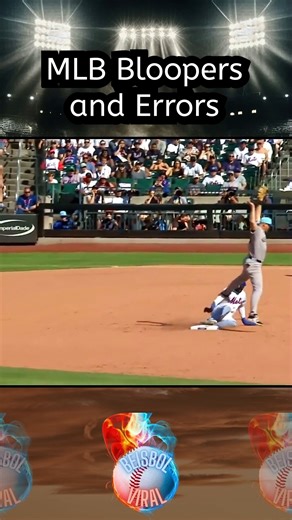 MLB Bloopers and Errors #baseballlife #mlb #baseball #beisbol | Beisbol Viral