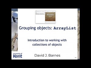 Chapter 4, video 1: Java's ArrayList class