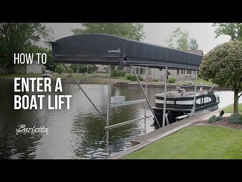 Pontoon Boat Lift How To - Barletta Boats