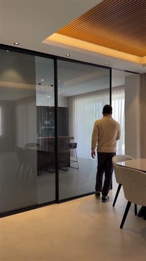 How Many Sliding Panels Do You See? 👀#doors #shorts #sliding #slides #shorts #interior