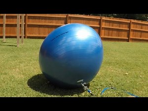 Exercise Ball VS Air Compressor