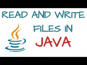 Read and write files in java | Java file handling tutorial
