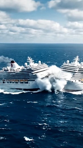 Two Cruise Ships Collide in Middle of the Ocean! | Ship Disaster