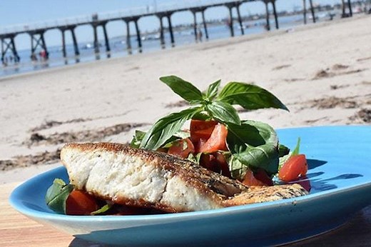Crispy Skin Barramundi  with Tomato Salsa | Seafood Recipes | Weber BBQ