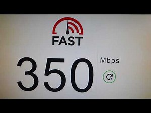 世界最速で回線速度のスピードテストができるFast com 2回目【speed test】