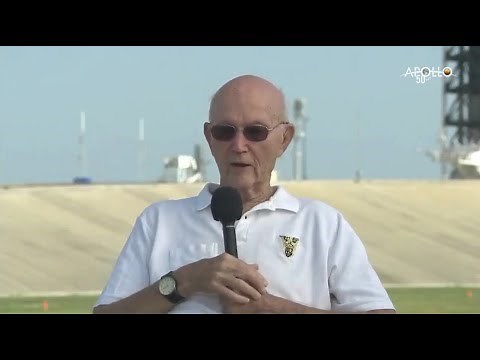 Apollo 11 Astronaut Michael Collins Talks Launch on 50th Anniversary
