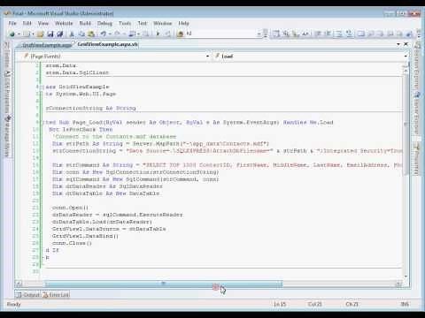 VB.NET Gridview Example