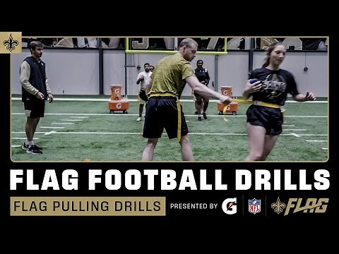 Flag Pulling Drills | NFL Flag Football Drills