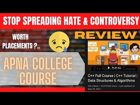 ‪@ApnaCollegeOfficial‬ C++ & DSA Course Review | Pros , Cons , Alternatives