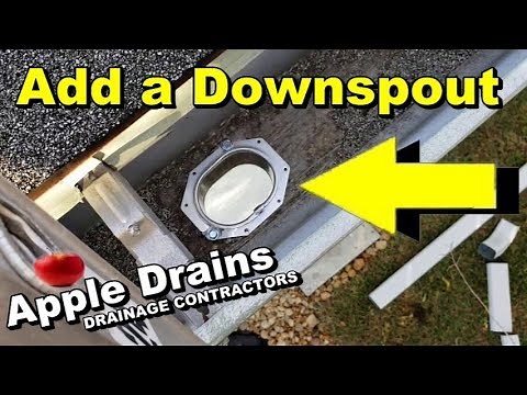 How To Add a Downspout To Your Gutter