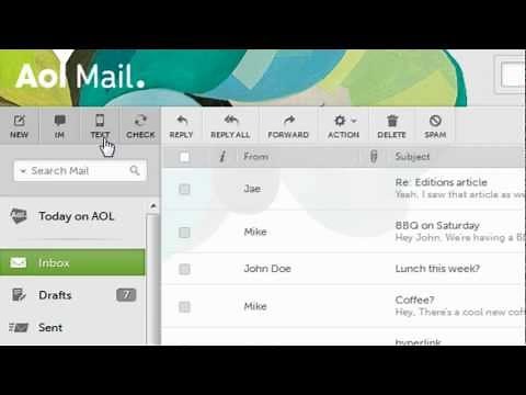 A Look at AOL Mail's Fresh New Inbox