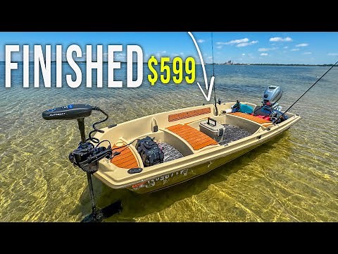 World's Cheapest Jon Boat Build (insane)