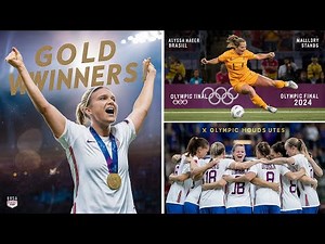 USWNT Wins Olympic Gold in Epic Final Against Brazil | Full Match Highlights