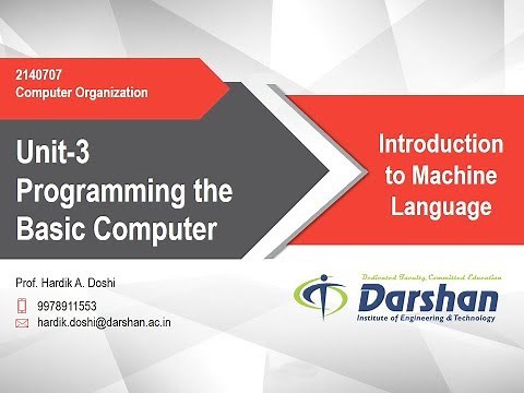 3.01 Introduction to Machine Language