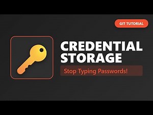 Git Credential Storage Explained: Stop Typing Passwords! 🔑