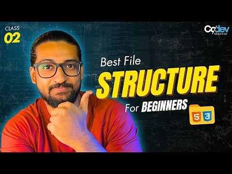 Professional HTML, CSS & JS File Structure | Folder Setup for Web Development Beginners