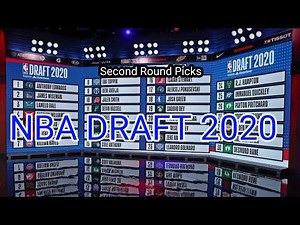 NBA DRAFT 2020 SECOND ROUND PICKS