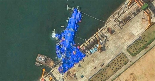 North Korea detains 3 shipyard officials over the failed launch of a naval destroyer