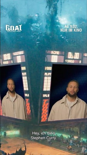 #GOATFilm von Sony Pictures Animation und Produzent Stephen Curry! G.O.A.T. - Ab 20.2. NUR im Kino!