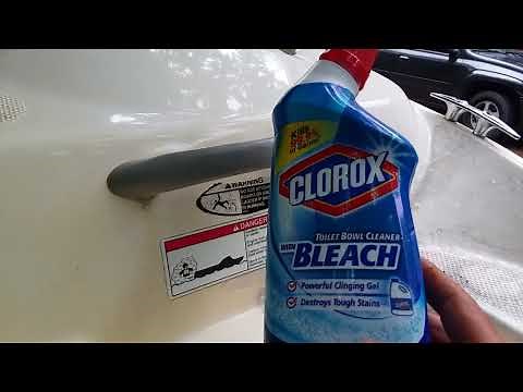DIY How to clean your boat and Remove UNWANTED staines
