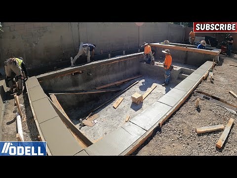 How to Build and Pour Concrete Pool Coping (Brand New Pool Build)