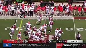 Georgia vs South Carolina Highlight. The undefeated Georgia Bulldawgs. | Jake Fromm