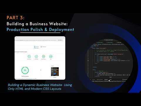 Deploying a Production Business Website for Free — No Frameworks, No Servers, No Compromise