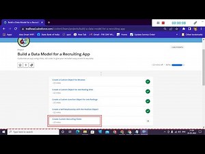Create Custom Recruiting Fields | Build a Data Model for a Recruiting App | Salesforce