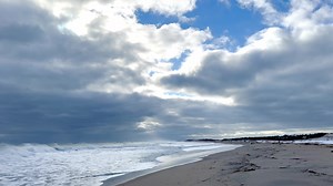 Storm Waves at Nauset Beach - Orleans 1/8/24 | Cape Cod, Massachusetts