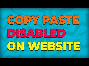 How to Enable Copy Paste on Restricted Websites | Ctrl Key is Disabled | Chrome