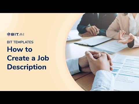How to Create Job Descriptions | Bit.ai