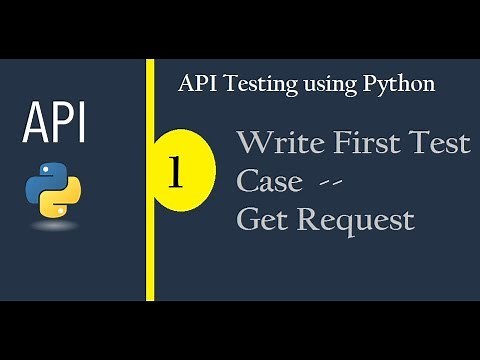 API Testing using Python - Write First Test Case - Get Request(For Full Course - Check Description )