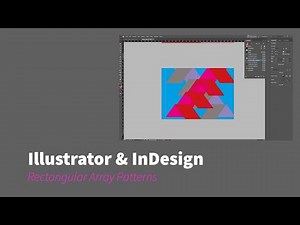 Illustrator & InDesign Rectangular Array Patterns