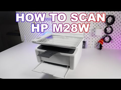 How to Scan Anything with Your HP LaserJet Pro MFP M28w Printer (Phone, PC & Panel)