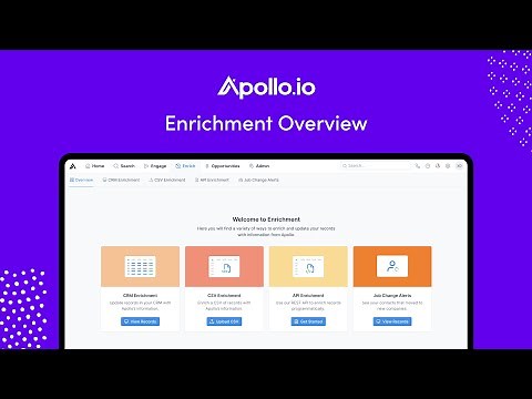 Apollo Enrichment Overview